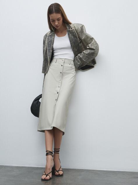 MAISON DAVID Midi (faux leather)
