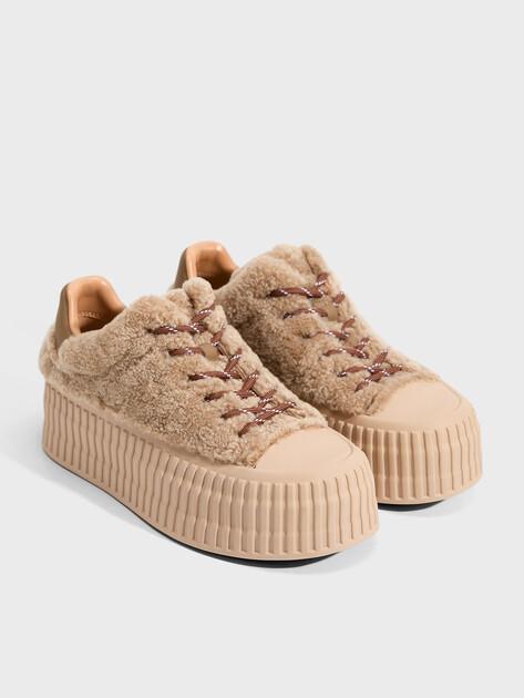 TENDANCE Sneakers (genuine fur/genuine leather)