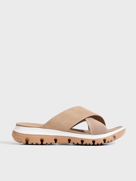 TENDANCE Slippers (textile/faux leather)
