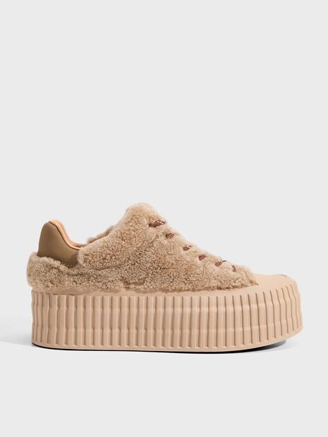 TENDANCE Sneakers (genuine fur/genuine leather)