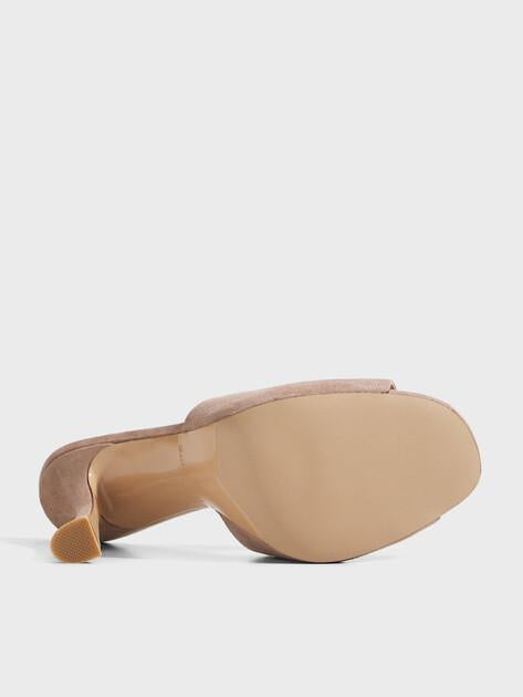 MAISON DAVID Mules (natural suede)