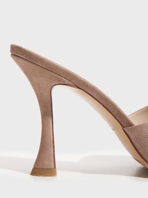 MAISON DAVID Mules (natural suede)