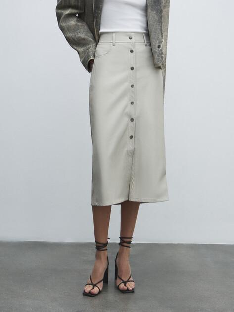 MAISON DAVID Midi (faux leather)