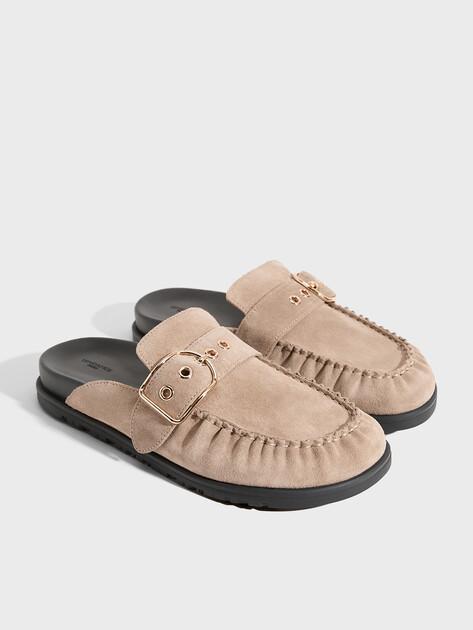 TENDANCE Slippers (natural suede)