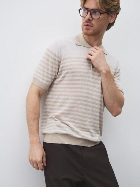 MAISON DAVID Polo (linen/nylon)