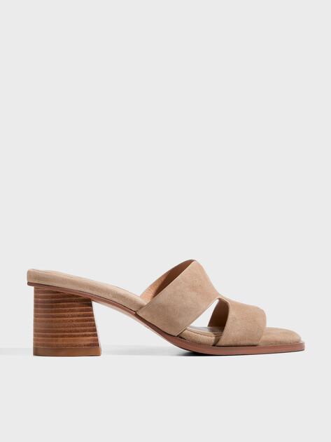 TENDANCE Mules (natural suede)