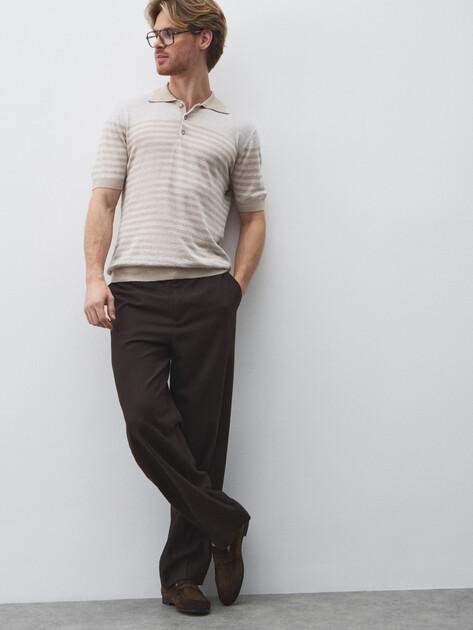 MAISON DAVID Polo (linen/nylon)