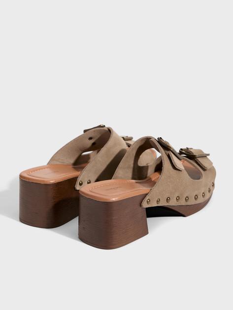 TENDANCE Clogs (natural suede)