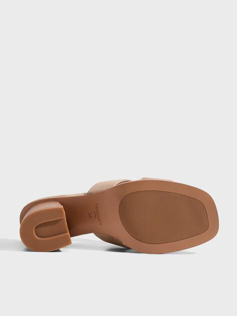 TENDANCE Mules (natural suede)