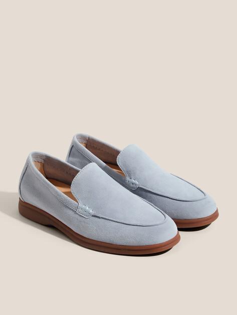 TENDANCE Loafers (natural suede/natural rubber sole)