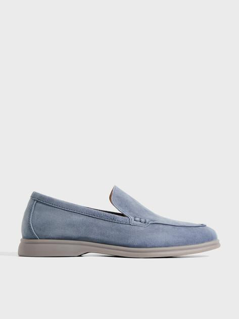 TENDANCE Loafers (natural suede/natural rubber sole)