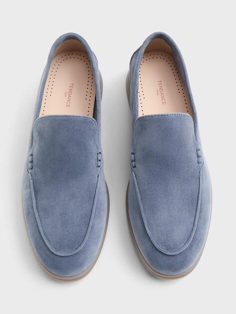 TENDANCE Loafers (natural suede/natural rubber sole)
