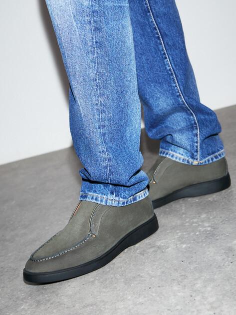 TENDANCE High loafers (genuine nubuck)