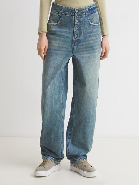 MAISON DAVID Wide-leg jeans (cotton)
