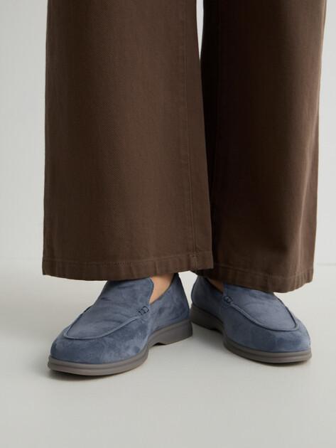 TENDANCE Loafers (natural suede/natural rubber sole)