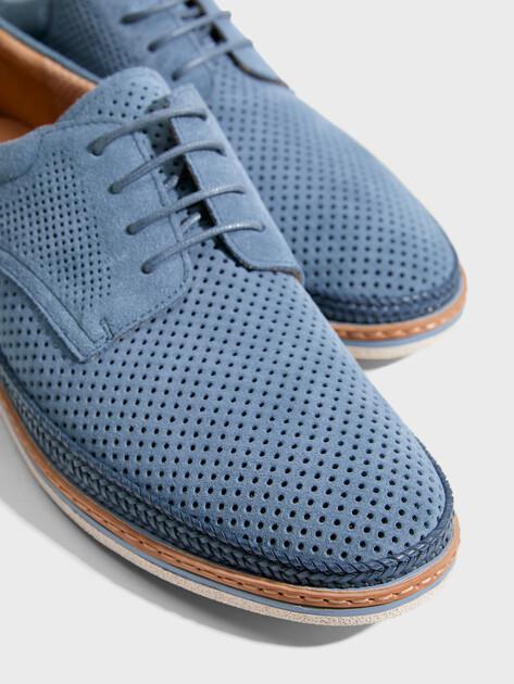 TENDANCE Derby (natural suede/textile)