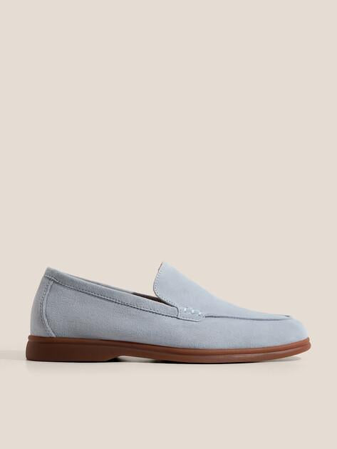 TENDANCE Loafers (natural suede/natural rubber sole)