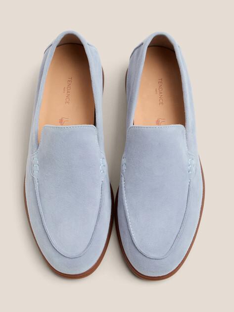 TENDANCE Loafers (natural suede/natural rubber sole)