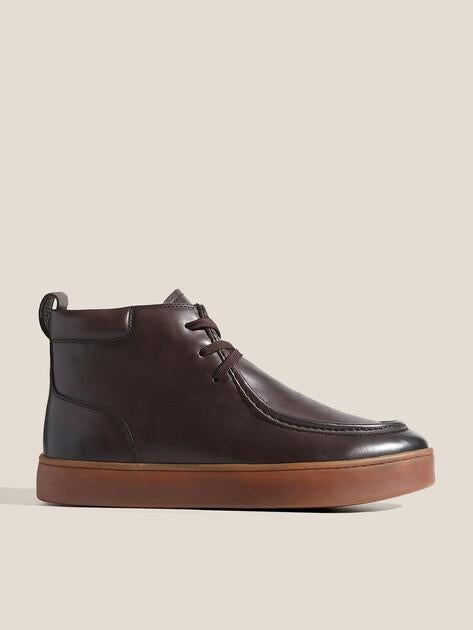 MAISON DAVID Boots (genuine leather/natural rubber sole)