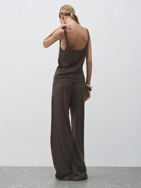 MAISON DAVID With trousers (natural wool)