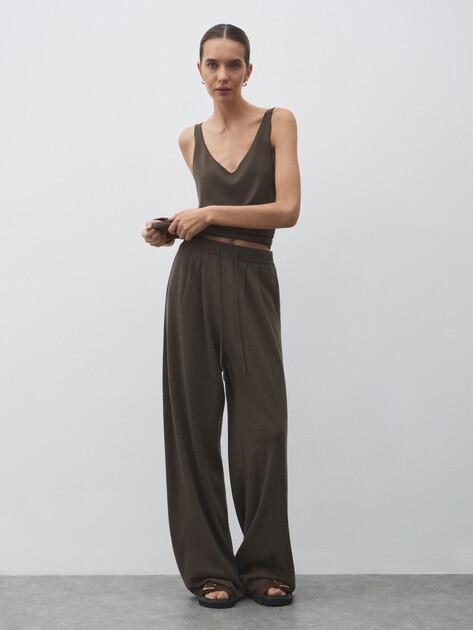 MAISON DAVID With trousers (natural wool)