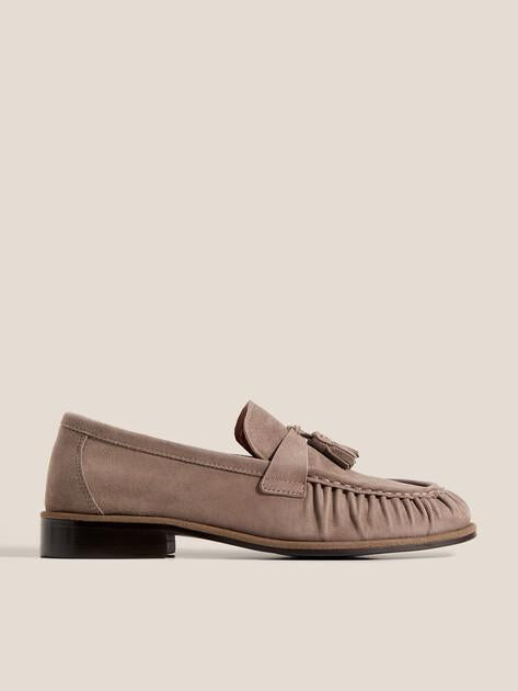 MAISON DAVID Loafers (natural suede)