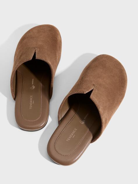 TENDANCE Slippers (natural suede)