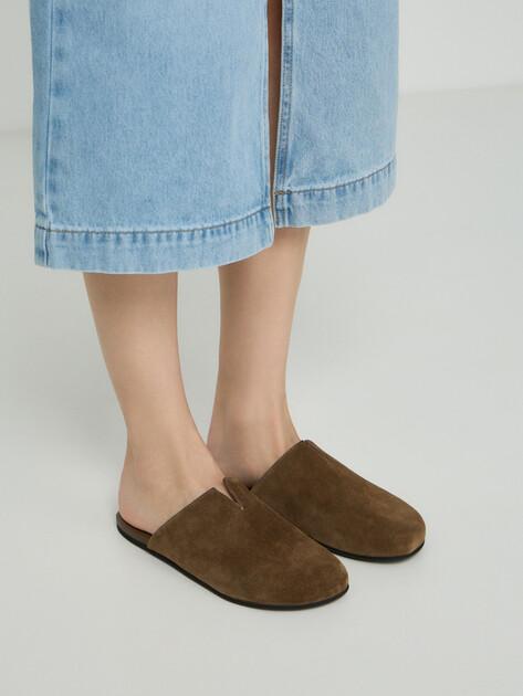 TENDANCE Slippers (natural suede)