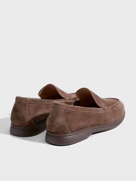 TENDANCE Loafers (natural suede/natural rubber sole)