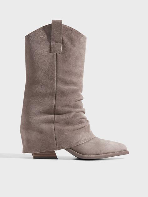 TENDANCE Высокие казаки (натуральная замша)