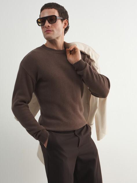 MAISON DAVID Jumper (natural wool)