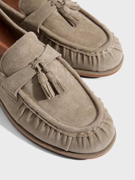 MAISON DAVID Loafers (natural suede)