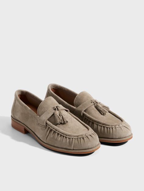 MAISON DAVID Loafers (natural suede)
