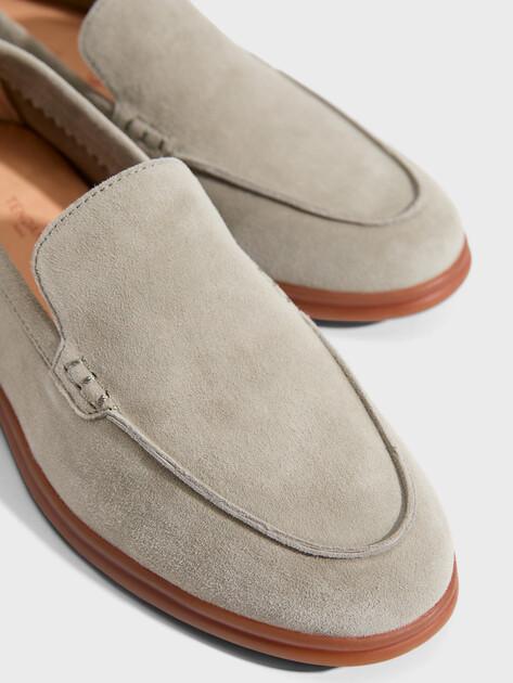 TENDANCE Loafers (natural suede/natural rubber sole)