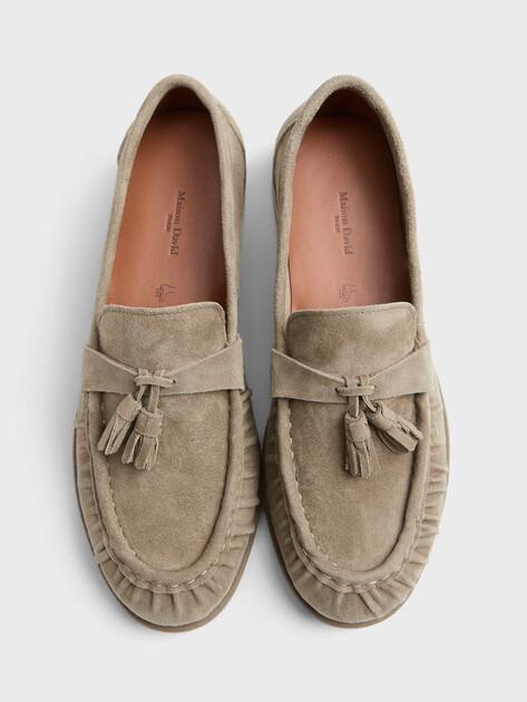 MAISON DAVID Loafers (natural suede)