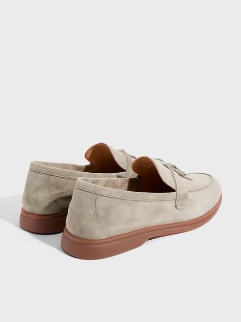 TENDANCE Loafers (natural suede/natural rubber sole)