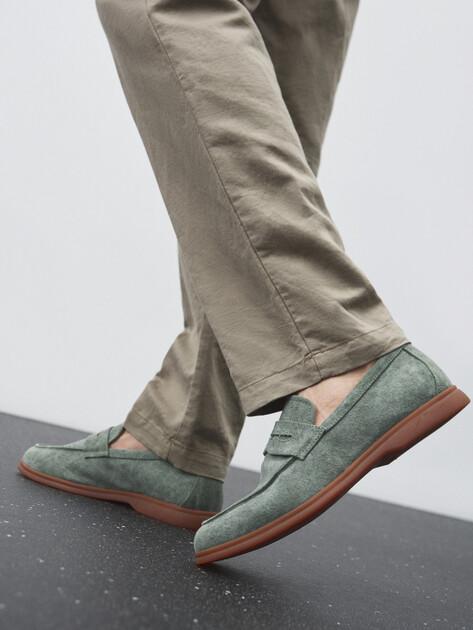 TENDANCE Loafers (denim/rubber sole)