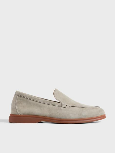 TENDANCE Loafers (natural suede/natural rubber sole)