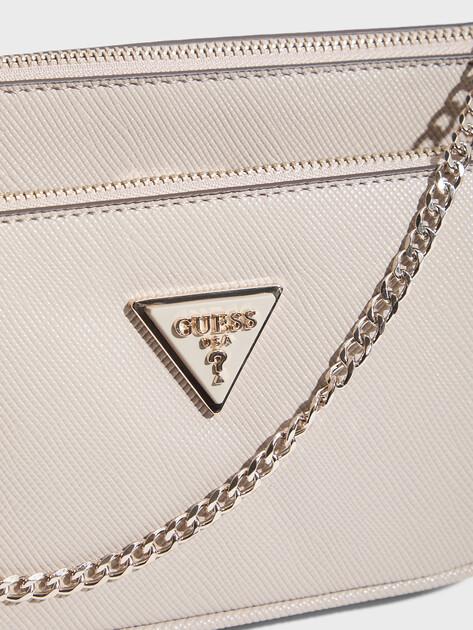 GUESS Noelle Double Pouch Crossbody Bag (faux leather)
