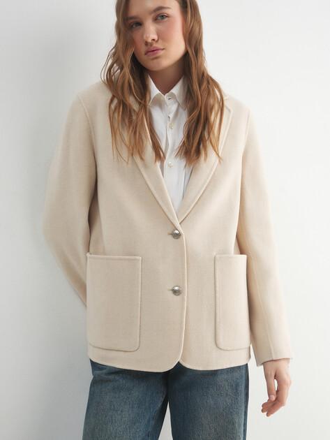 MAISON DAVID Jacket (natural wool)