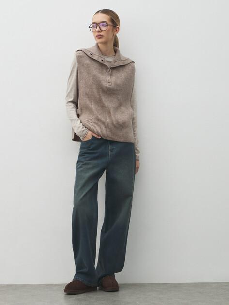 MAISON DAVID Wide-leg jeans (cotton)