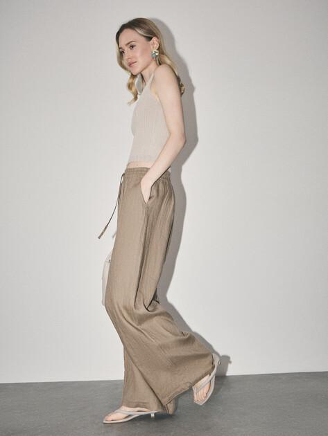 MAISON DAVID Palazzo pants (linen)
