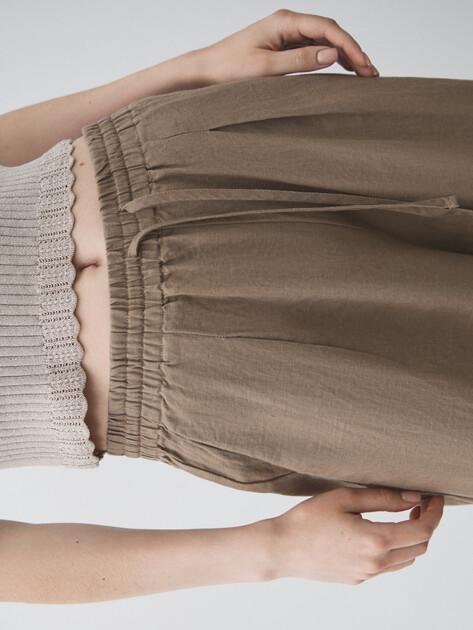 MAISON DAVID Palazzo pants (linen)