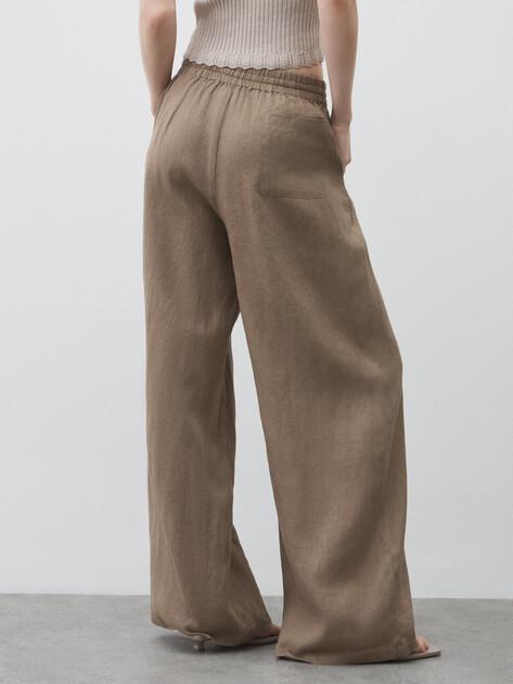 MAISON DAVID Palazzo pants (linen)