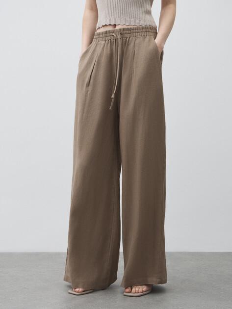MAISON DAVID Palazzo pants (linen)