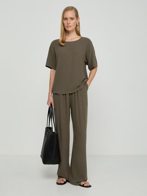 MAISON DAVID Blouse (viscose/linen)