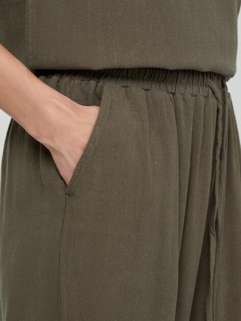 MAISON DAVID Palazzo trousers (viscose/linen)
