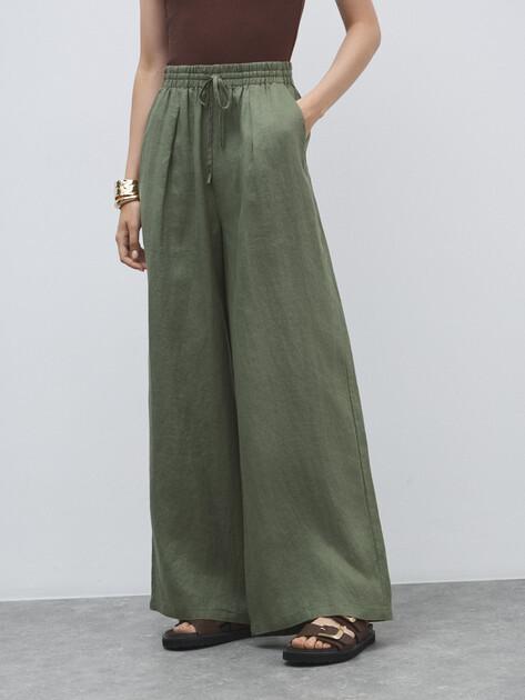 MAISON DAVID Palazzo pants (linen)