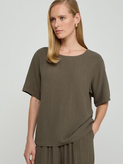 MAISON DAVID Blouse (viscose/linen)