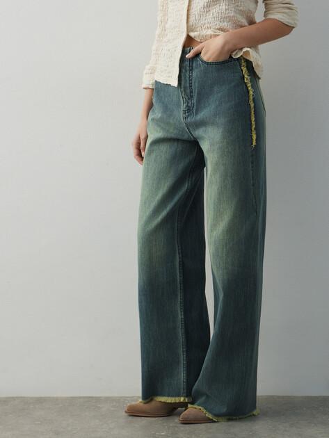 MAISON DAVID Wide-leg jeans (cotton)